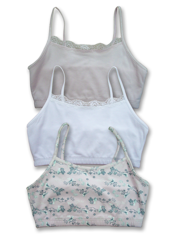 Cotton Crop Top - Floral & Lace